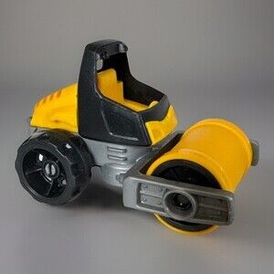 Kinetic Sand Yellow Bulldozer Steamroller Construction Sandbox Toy Vehicle